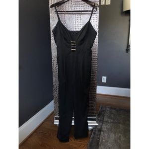 bebe Black Jumpsuit
